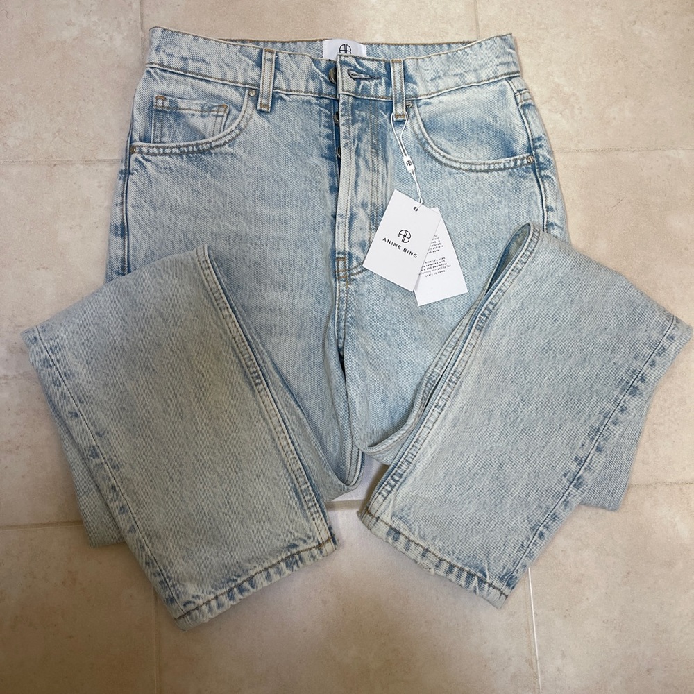 ANINE BING HIGH WAST SLIM ANKLE JEANS, NWT SIZE 26❗️FIRM PRICE❗️